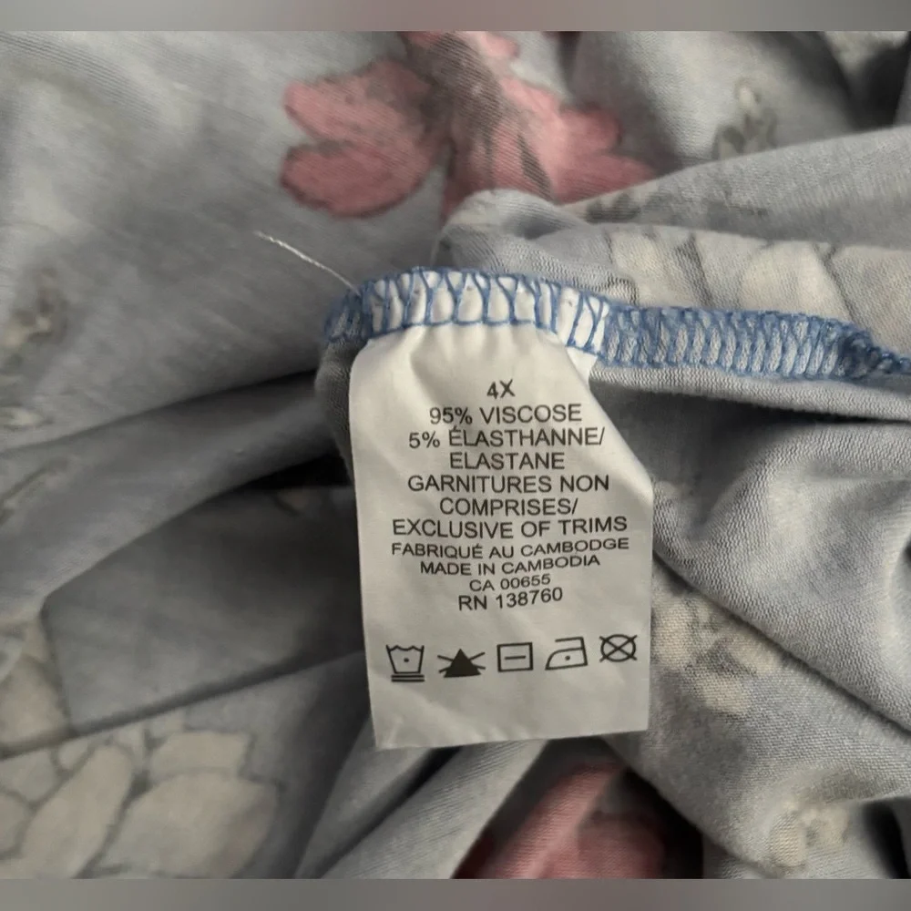 Penningtons Blue Floral Top - Picture 4 of 7